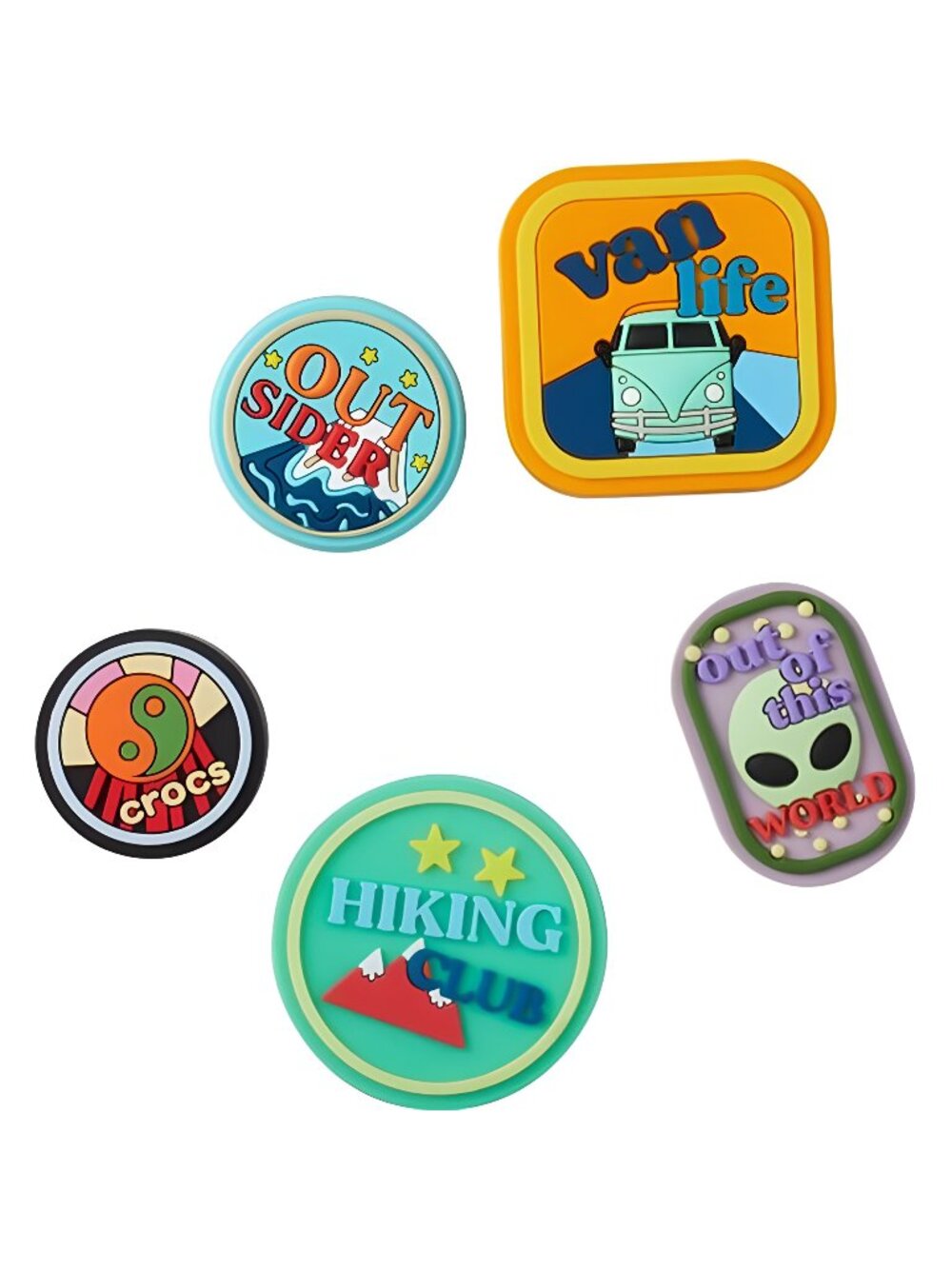 Crocs Jibbitz 5-Pack Travel Shoe Charms